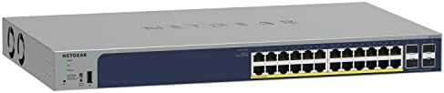 NETGEAR 28-Port PoE Gigabit Ethernet Smart Managed Switch (GS728TPP) by NETGEAR