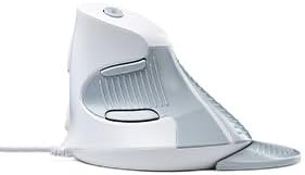 DELUX Wired Ergonomic Vertical Mouse, for Medium Hands(M618XU-White) - Image 3