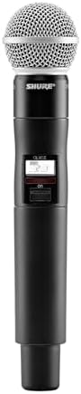 Shure QLXD2/SM58 Handheld Transmitter with SM58 Vocal Mic Capsule - for use with QLX-D Digital Wireless Microphone Systems, Receiver Sold Separately | V50 Band (QLXD2/SM58=-V50) by Shure
