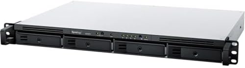 Synology 4-Bay Rackmount NAS RackStation RS422+ (Diskless),Black by Synology
