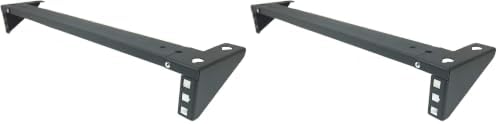 1U Steel Vertical Wall Mount Rack for 19" Network Equipments (Pack of 2) by JINGCHENGMEI