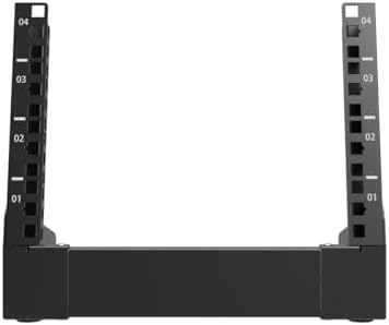 10" Small Desktop Network Rack, 4U Mini Open Frame Server Rack - Image 2