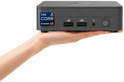 ASUS NUC 13 Pro Business Mini Desktop Computer 13th Intel Core i5 (Up to 4.6GHz), 16GB RAM, 512GB SSD PCIe, HDMI 2.1, 2 Thunderbolt, Wi-Fi 6E, Bluetooth 5.3, Ultra-Quiet Design, Windows 11 by Unknown
