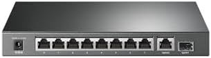 TP-Link 8 Port Gigabit PoE Switch | 8 PoE+ Ports @63W, w/ 1 Uplink Gigabit Port + 1 SFP Slot | Desktop/Wall-Mount | Plug & Play | Limited Lifetime Protection | Traffic Optimization (TL-SG1210P) - Image 3
