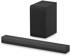 LG S40T 2.1 ch.Soundbar with Wireless Subwoofer, TV Synergy, Wow Interface, AI Sound Pro - Black by Unknown
