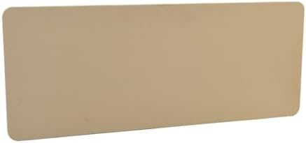 Soundproof Acoustic Desk Divider 47.24"x1" PET Partit for Office Cubicles & Student De Brown Enhances Privacy & Reduces Noise in Recept Areas by Unknown