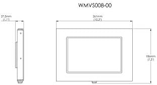 Locking Security Metal Case for iPad mini Used as Kiosk, POS, Store, Show Display (White, iPad mini 4/5) - Image 6