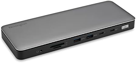 Kensington SD5760T Thunderbolt 4 Dual 4K Docking Station, 100W PD, 2 x HDMI, SD/Micro SD 4.0 Card Slots, 60Hz, for Windows Laptops and MacBook Pro (K34110NA), Black by Unknown