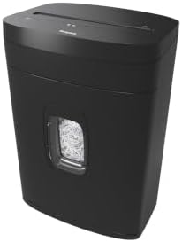 Staples 12-Sheet Micro-Cut Paper Shredder, High-Security, Anti-Jam, Black by Staples