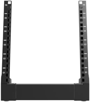 6U Small Desktop Network Rack 10 inch Mini Open Frame Cabinet - Image 2