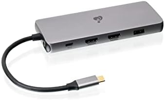 IOGEAR USB-C Triple Display Dock Station - 4K 60Hz - 2 HDMI - 1 DisplayPort - 2 USB 2-2 USB 3 - Ethernet - 3.5mm Audio - USB-C 100W PD - MacBook Pro/Air Thunderbolt 3 - Type C Laptop - GUD3C4K3P - Image 2