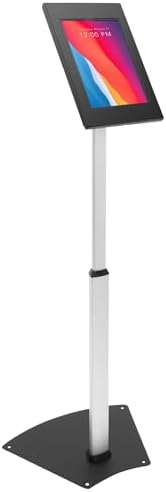 Mount-It! Anti-Theft iPad Floor Kiosk, Height Adjustable, VESA 75x75 Mount by Mount-It