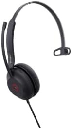 Yealink UH37 USB Mono Headset Noise Cancelling Wired Headset for PC Laptop Teams Certified USB A and USB-C Cable Works with Zoom and Other Leading UC Platforms - Image 5