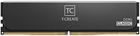 TEAMGROUP T-Create Classic 10L DDR5 32GB Kit (2 x 16GB) 6000MHz (PC5-48000) CL48 Desktop Memory Module Ram, Supports Both Intel & AMD - CTCCD532G6000HC48DC01, Black-UDIMM - Image 6