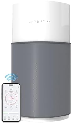 GermGuardian AirSafe+ XL HEPA Smart Air Purifier - 21" - AP3250 - Gray by GuardianTechnologies