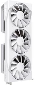 XFX Swift AMD Radeon RX 9070 OC White Triple Fan Gaming Edition with 16GB GDDR6 HDMI 3xDP, AMD RDNA 4 RX-97SWFB3W9 - Image 2