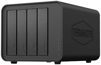 TERRAMASTER F4-212 4-Bay NAS Quad Core CPU, 2GB RAM (Diskless) by TerraMaster