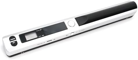A4 Size Portable Handheld Document/Receipt Photo Scanner, 900 DPI high Resolution, JPG and PDF scanning,Silver by Unknown