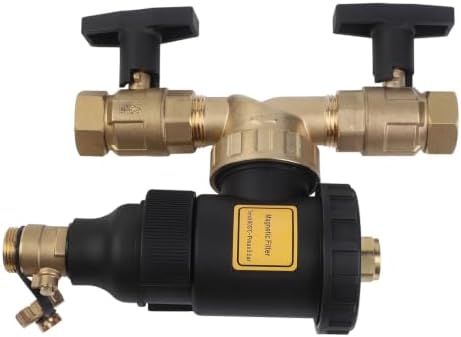 Boiler Dirt Filter DN20 3/4 Inch Magnetic Separator(DN25/1 male valve) - Image 3