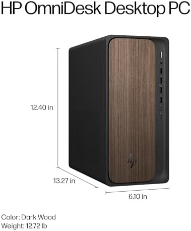 HP OmniDesk Next Gen AI PC Business Desktop PC, Intel Core Ultra 7 265 Processor, 32GB DDR5 RAM, 2TB SSD, Keyboard & Mouse, Intel Graphics, Microsoft Copilot, Wi-Fi 6, Bluetooth, Windows 11 Pro - Image 4