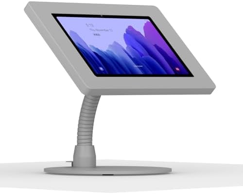 VidaMount Light Grey Enclosure and Portable Flexible Stand [Bundle] Compatible with Samsung Galaxy Tab A7 10.4 by VidaMount