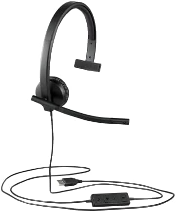 Logitech H570e Wired Headset Mono Headphones with Noise Cancelling - Black - Image 3