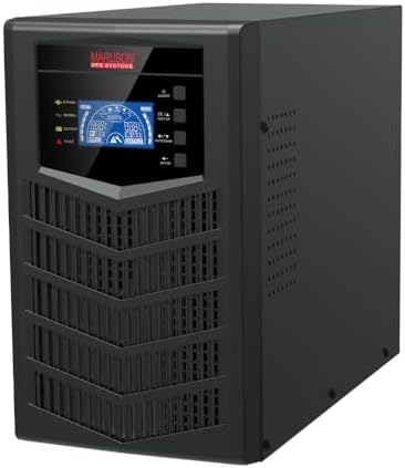 MARUSON 3000VA Online UPS, Double-Conversion Battery Backup, DSP, TUV by MARUSON