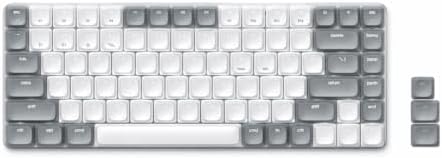 Satechi SM1 75% Mechanical Keyboard, Backlit Bluetooth, Light Gray/White by Satechi