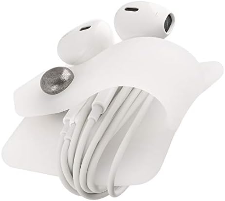 Silicone Cord Organizer, Transparent Earphone Wrap, Button Closure, Flexible Headphone Cord Manager - Image 5