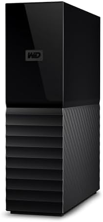 WD 24TB My Book Desktop External Hard Drive, with Password Protection and Backup Software, USB 3.2 Gen1, exFAT - WDBBGB0240HBK-NESN by WesternDigital
