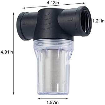 Water Pump Strainer Filter 1 Inch Female NPT Strainer with 100 Mesh Screen - Image 2