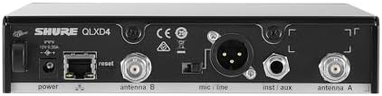 Shure QLXD2 Handheld Transmitter with SM58 Vocal Mic Capsule for QLX-D Digital Wireless Systems, Receiver Sold Separately, G50 Band - Image 3