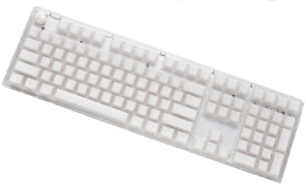 Ducky One 3 Aura Mechanical Keyboard, Cherry MX Silver, RGB, Clear White by Ducky
