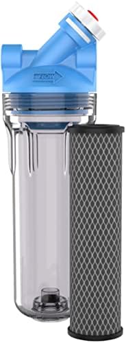Pentair OMNIFilter U30 Filter System, 10" Premium Standard Water Filtration System with Bypass Valve-in-Head, 3/4" NPT, Includes Clear Housing, T01 Cartridge, Wrench and Mounting Bracket, 5 Micron by PentairOmniFilter