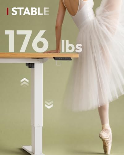 SANODESK 1'' Thick One-Piece 48 x 30'' Height Adjustable Standing Desk - Image 7
