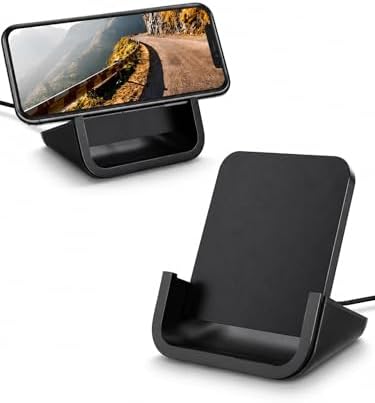 Wireless Charger YUWISS Wireless Charging Stand Cordless Charger 10/7.5/5W Compatible with iPhone 14 13 12/12 /11Pro Max/XR/XS Max/XS/X/8/8Plus Galaxy S22/S21/S9/S9+/S8/S8+ Note by YWYUWISS