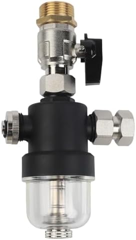 Magnetic Boiler Filter Wall Mounted Sludge Separator For Underfloor Heating Hvac System, Dn20 Dn25 Threaded Connection With On/Off Drain Valve(DN25) by Unknown