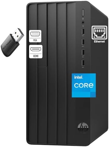 HP Desktop 2026 Tower, Intel Quad-Core Processor, 8GB RAM, 256GB PCIe SSD by Unknown
