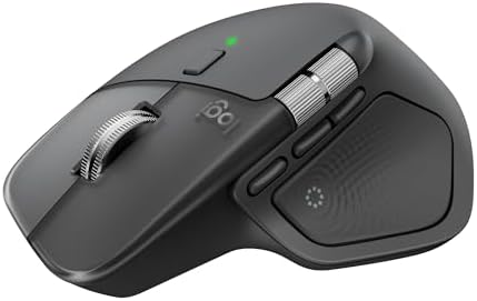 Logitech MX Master 4 Ergonomic Wireless Mouse with Haptics - Graphite by Unknown