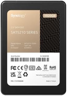 Synology 2.5" SATA SSD SAT5210 1920GB (SAT5210-1920G) by Synology