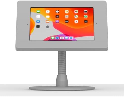 VidaMount Light Grey Covered Home Button Enclosure and Portable Flexible Stand [Bundle] Compatible with iPad 10.2" (7th, 8th & 9th Gen) - Image 2