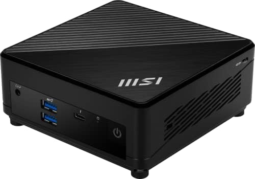 msi Cubi 5 Mini PC: Intel Core i5-1235U, 8GB DDR4 (1x8GB) 2666MHz, 512GB SSD, WiFi 6E, BT 5.2, Thunderbolt Type-C, Dual Display, Energy Efficient, Black, Windows 11Pro: 12M-028US by Unknown