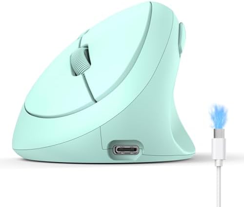 TECKNET Ergonomic Mouse, Bluetooth 5.0/3.0 & USB A, Wireless Vertical Mouse by Tecknet