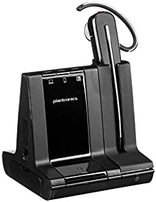 Plantronics - Savi 8240 Office-Wireless DECT Single In-Ear(Mono) Headset-Convertible (3 wearing styles)-Noise Cancelling Mic-Connects to Deskphone/ PC Mac-Works with Teams (Certified), Zoom & more by Plantronics