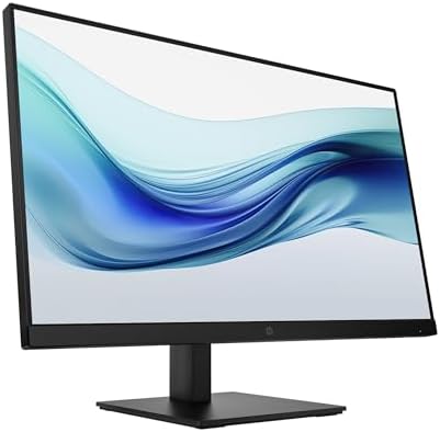 HP Series 3 Pro 324pe 24" 100Hz FHD IPS Monitor with Adjustable Tilt/Swivel/Pivot/Height, VESA Mount (100mm), VGA, Displayport, HDMI, Black (B1GM5AA#ABA) 2 Pack w/DKZ Hub & ErgoFlexy Dual Mount Arms - Image 3