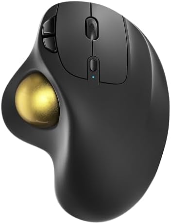 Nulea M501 Wireless Trackball Mouse Ergonomic Thumb Control, 4 DPI Levels by Nulea