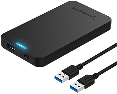 SABRENT 2.5in SATA to USB 3.0 Tool-Free SSD/HDD Enclosure (EC-UASP) by SABRENT