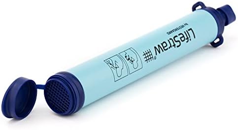 LifeStraw Personal Water Filter for Hiking, Camping, Travel, and Emergency Preparedness, Blue (Pack of 50) - Image 2