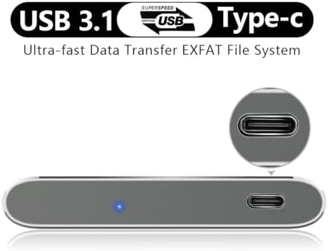 HWAYO 1.5TB Portable External Hard Drive USB3.1 Type C Ultra Slim 2.5'' HDD - Image 3