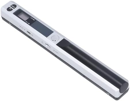 Portable Scanner, UP to 900 DPI Handheld Photo Scanner, for A4 Documents Photo Pictures Receipt, JPG/PDF Format Selection, for Home or Office (Silver) by Tangxi